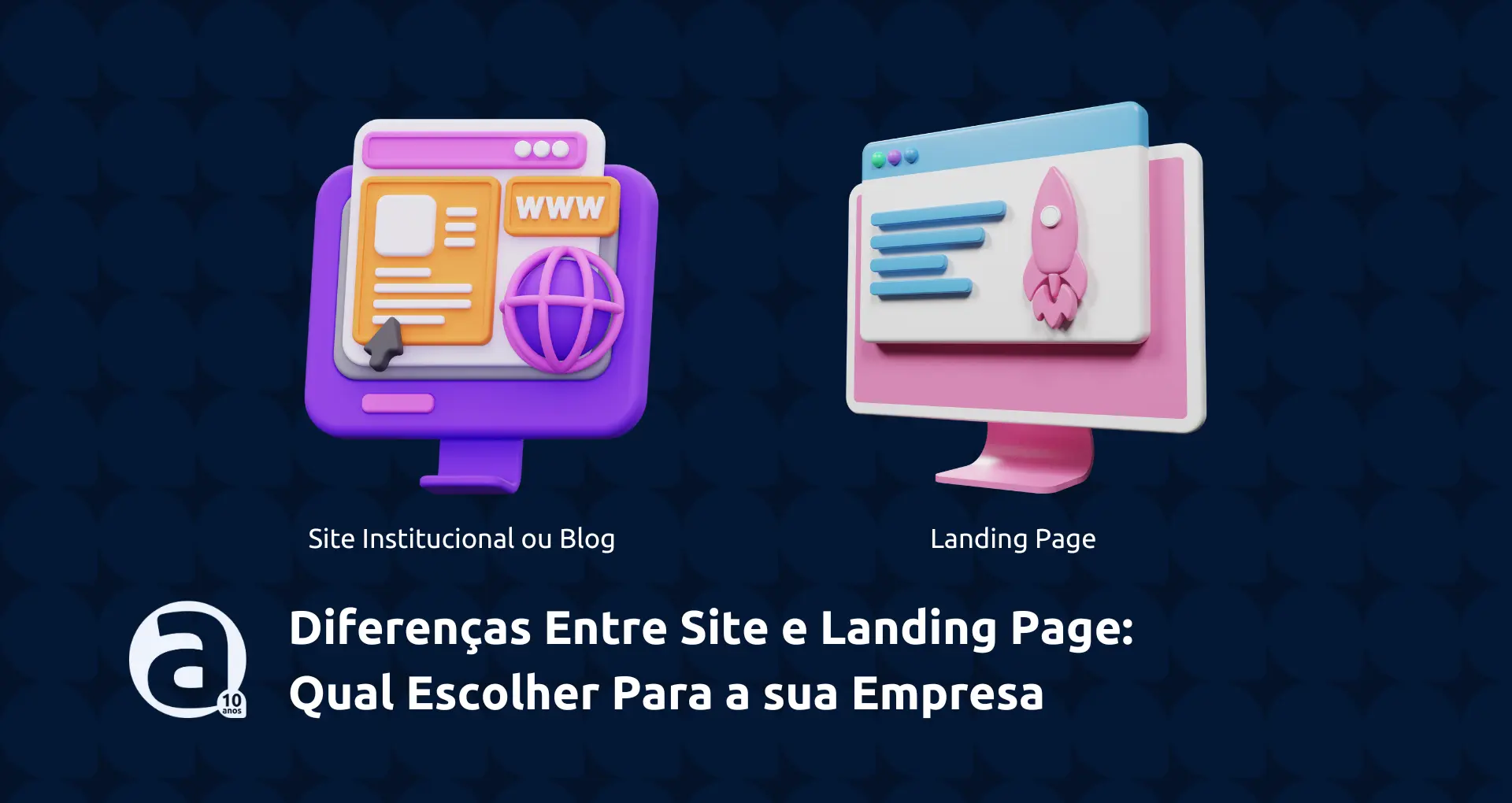 Diferença entre site e landing paaaage - AMarketing Agencia Digital